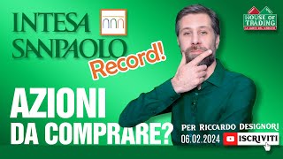 Intesa Sanpaolo cosa fare in Borsa dopo i risultati 2023 [upl. by Lissa]