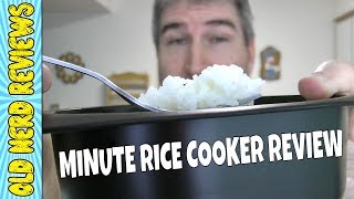 Minute Microwave Rice Cooker REVIEW  Rapid Brands Rapid Rice Cooker 🍚 [upl. by Charmaine]