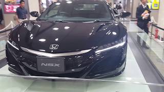 新型 NSX ベルリナブラック！ 名古屋駅 NEW HONDA NSX at NAGOYA [upl. by Fridlund256]