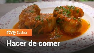 Cómo hacer Congrio encebollado  Hacer de comer  RTVE Cocina [upl. by Drais]