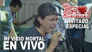 Mi Vicio Mortal Puro Sentimiento Invitado Esaud Suarez Concierto Oficial Primicia 2017 4K [upl. by Coralie598]