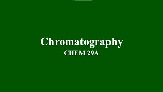 Chromatography [upl. by Neveda]