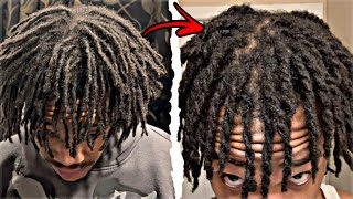 I PUT MY FREEFORM DREADS IN TWO STRAND TWISTS 🤯🔥 [upl. by Laurence]