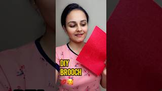 DIY Brooch viral arijit singh fashion style felt craft trending [upl. by Lash]