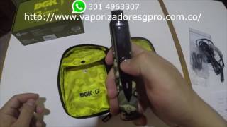 Vaporizador Herbal G Pro Grenco Science DGK Tutorial [upl. by Ymled]