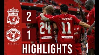 Liverpool VS Manchester United Highlights Legends 21 [upl. by Eleaffar711]