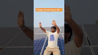 If Solar Panel had Life☀️ solar relatable reeliteelit reels solarenergy comedy funny explore [upl. by Yenaled]