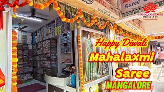 Happy Diwali 🎇 Mahalaxmi Saree Mangalore 🙏 Wholesale Dealer In Saree And Dress 🛍️ saree dress [upl. by Enilatan]