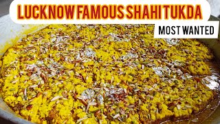 Lucknow ke famous Shahi Tukda by BawarchiShahi Tukda Recipe  Authentic Mughlai Shahi Tukda Recipe [upl. by Reffotsirhc]