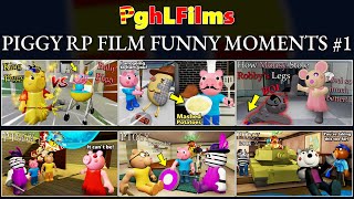 ROBLOX PGHLFILMS PIGGY RP FILM FUNNY MOMENTS 1 [upl. by Enomas]