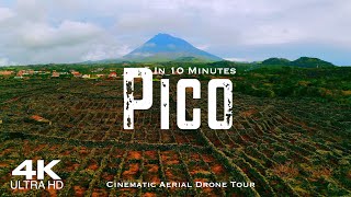 PICO Island 🇵🇹 Drone Aerial 4K 2024  Azores Açores Portugal [upl. by Saisoj]