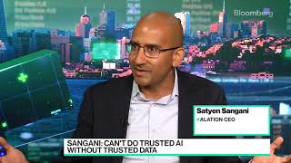 Exploring Generative AI and Trusted Data  Alation Live on Bloomberg Technology [upl. by Omsoc852]