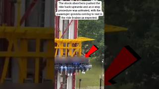 🚨 Drop Tower Leaves Riders Injured 😳 [upl. by Tybie683]