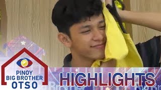 PBB OTSO Day 27 Aljon niyakap ang damit ni Karina [upl. by Bentlee]