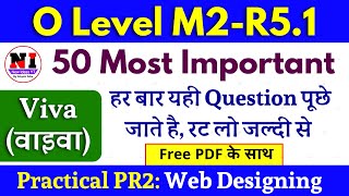 Web Designing Viva M2R51  O Level Viva Web Designing [upl. by Elsey45]