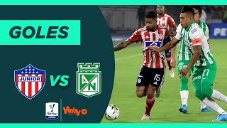 Junior vs Atlético Nacional 1 1  Liga BetPlay Dimayor 20221 Cuadrangulares Fecha  1 [upl. by Bandler]