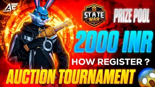 2000 Rs Prize Pool  How to JoinRegister Auction Tournament S13 by amir eSports [upl. by Felise]