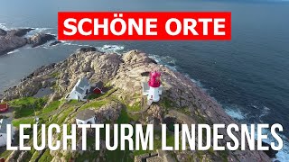 Leuchtturm von Lindesnes in 4k Norwegen Leuchtturm Lindesnes zu besichtigen [upl. by Nnawaj]