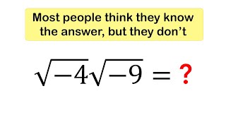 A simple question most people get wrong [upl. by Forrest]