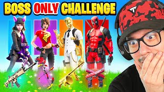 The RANDOM BOSS Challenge in Fortnite IMPOSSIBLE [upl. by Llig243]