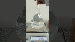 calibration of Volumetric Flask 1000ml [upl. by Ynwat]