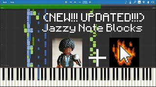 Aaron Grooves  Alan Becker  Jazzy Note Blocks NEW AND UPDATED  Synthesia  MIDI [upl. by Howarth918]