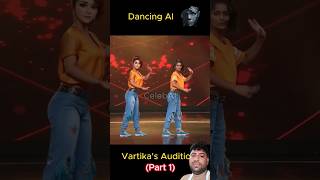 Ai dancing like Vartika Jha Reaction 😍 ai dance danceindia shorts ytshorts trendingshorts [upl. by Cote567]