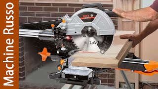 DWT Sliding Compound Miter Saw with 3 Blades Review [upl. by Azirb875]