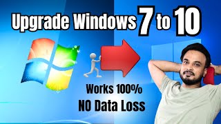 Upgrade From Windows 7 to Windows 10 for FREE in 2024 NO Data Loss Works 100 [upl. by Josefa526]