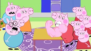 Pig Family vs 100001 Peppa Pig  Peppa and Roblox Piggy Funny Animation [upl. by Ennaira]