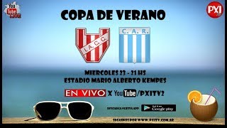 Copa Verano  INSTITUTO vs RACING  EN VIVO [upl. by Gytle219]