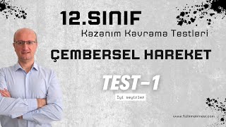 Çembersel Hareket1  12Sınıf Kazanım Kavrama Testi1  2025  AYT [upl. by Suisyola]