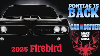 2025 Pontiac Firebird Comeback Teaser What We Know About the Return of Iconic Muscle Car [upl. by Madelena]