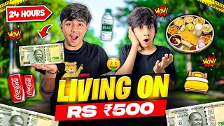 Living On ₹500 For 24 Hours In Mumbai 🌆  Costliest Area 💰 Twist Challenge  Mann Vlogs [upl. by Lleon]