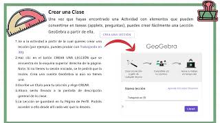 Capacitación en Estrategias Didácticas para Enseñar Geometría y Trigonometría con GeoGebra Classroom [upl. by Anerahs]