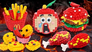 Apus Secret Recipe  Super Spicy McDonalds Fast Food  Lego Adventures [upl. by Mercer]