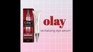 olay revitalizing eye serum review  eye serum terbaik [upl. by Atsirt267]