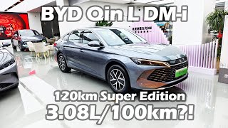 2024 New BYD Qin L  King L DMi 120km EV Range Super Edition PHEV Hybrid Car Big Bear Test Car [upl. by Lannie941]