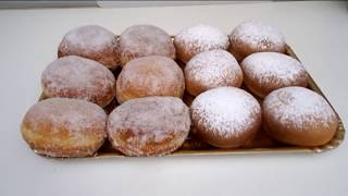 BOMBOLONI E KRAPFEN FATTI AL FORNO E FRITTI  Le ricette di zia Franca [upl. by Yonah]