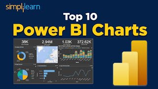 Top 10 Power BI Charts  Charts And Visualization In Power BI  Power BI Tutorial  Simplilearn [upl. by Letisha]