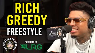 Rich Greedy Freestyle on The Bootleg Kev Podcast [upl. by Golanka]