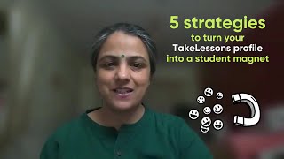 5 strategies to turn your TakeLessons profile into a student magnet [upl. by Ecnahs]