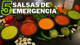 5 Salsas Mexicanas Rápidas y Deliciosas ¡Perfectas para Cualquier Comida [upl. by Rutledge]