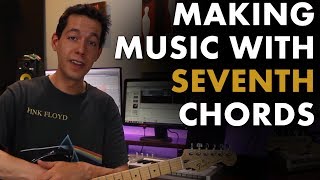 How To Write Progressions using min7 maj7 and Dominant 7th chords Songwriting  Music Theory [upl. by Berga]