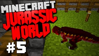 Jurassic World  Minecraft Rexxit Modpack 5 quotHerrerasaurus Factories Enchanting Blaze Farmquot [upl. by Eisnil478]