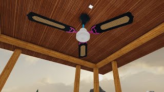 VERY Impressive Vintage Ceiling Fan Makeover [upl. by Uriel]