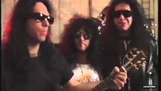 KISS Play The Beatles etc Eric Carr on guitar HOT IN THE SHADE rehearsals [upl. by Nnaassilem]