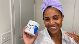 CeraVe Moisturizing Cream makeup makeuptutorial reels review reel remix eyemakeup skincare [upl. by Maureen]