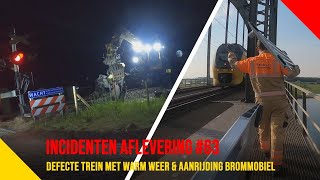 Defecte trein met warm weer amp Aanrijding met brommobiel  Incidentenbestrijders 63 [upl. by Ko]