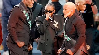 Kendrick Lamar Maad City  Alright Performance At Super Bowl LVI Halftime Show [upl. by Corley]